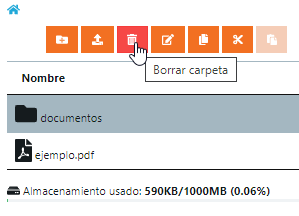 Lanzador documentos borrar carpeta boton.png