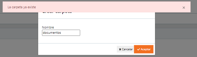 Archivo:Lanzador documentos crear carpeta dialogo error.png