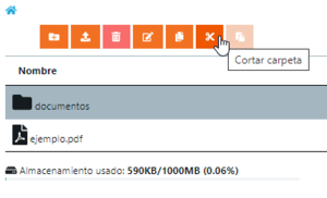 Lanzador documentos cortar carpeta boton.png